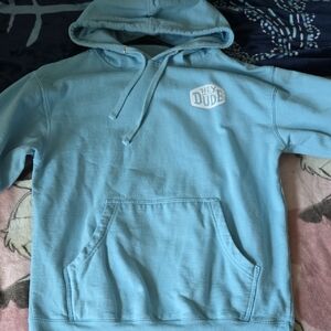 Hey Dude Men's Light Blue Hoodie